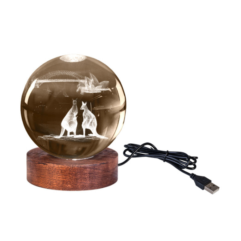 MDI LED 3d Crystal Ball Light Australia