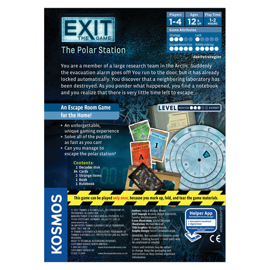 Exit the Game The Polar Station Escape Room Game