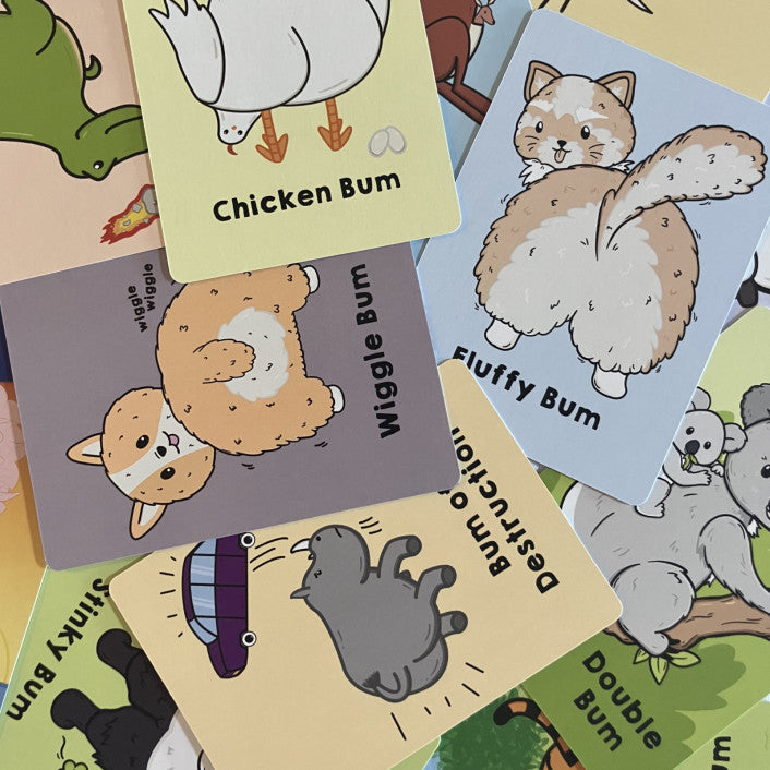 Go Bum Animals Card Game The Cheeky Version of Go Fish