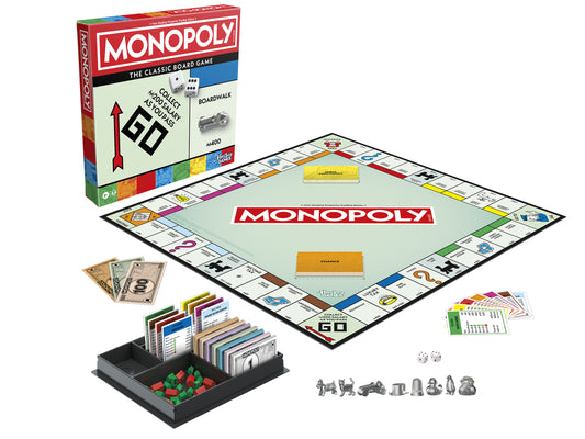 Classic Monoploy Game with new tokens, board and cards