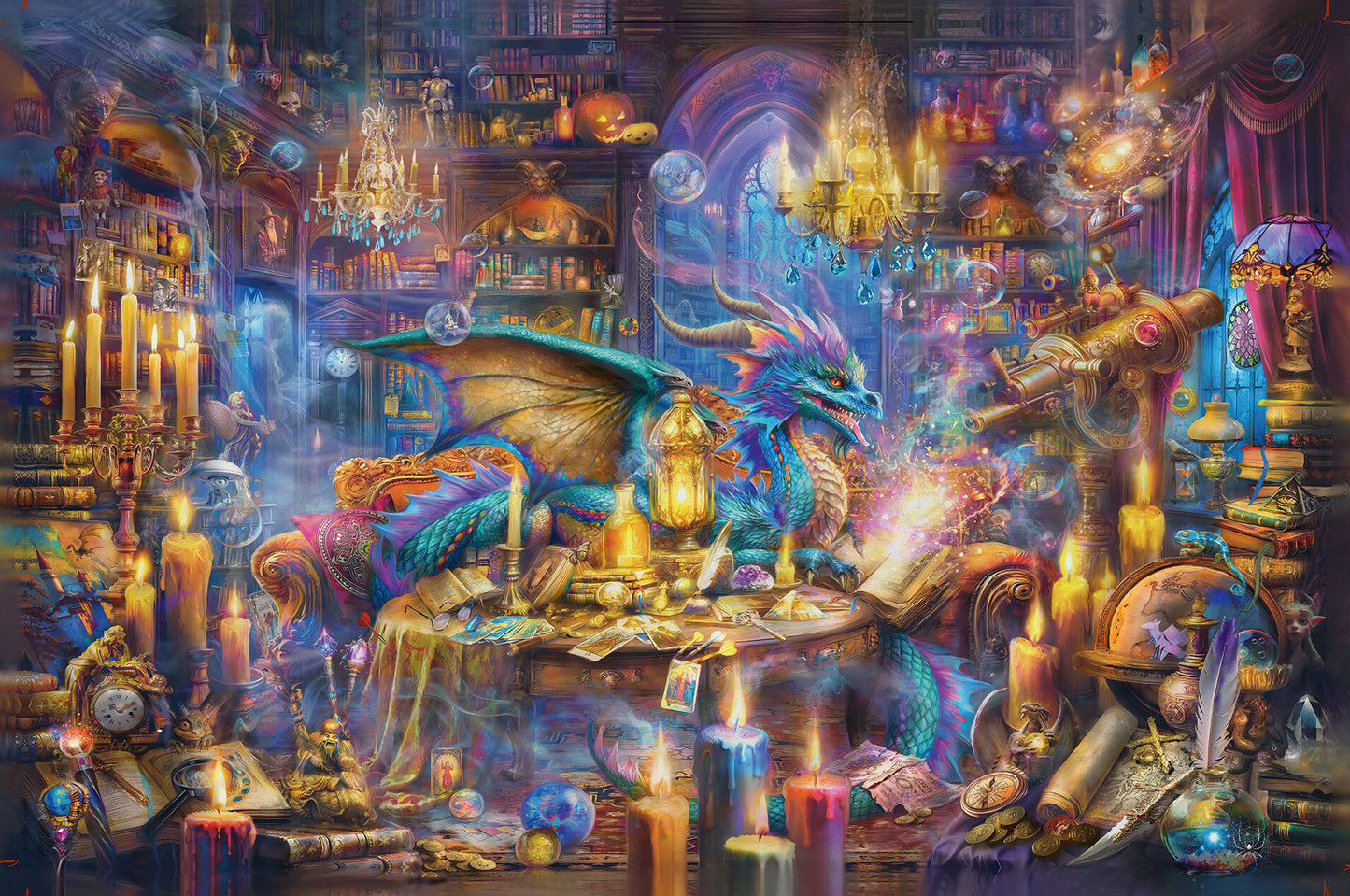 Ravensburger 3000pc Jigsaw Puzzle Dragon's Library