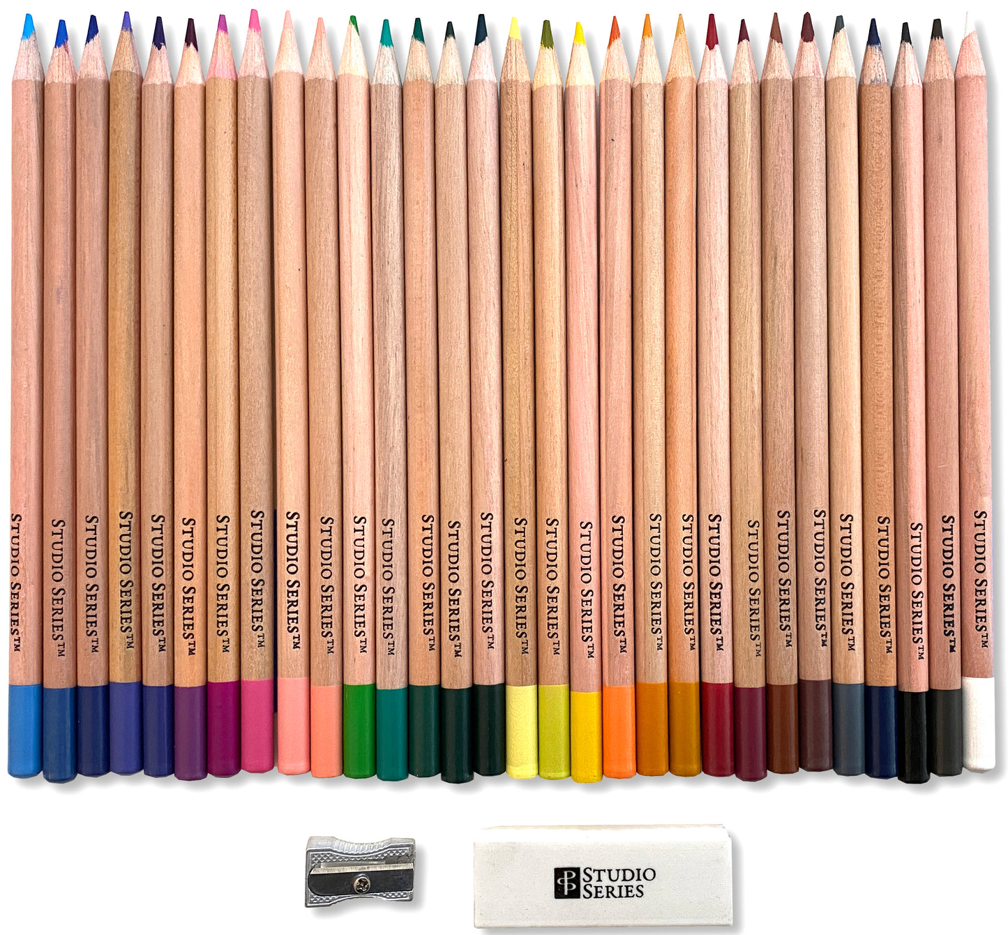 Peter Pauper Press Studio Series 30 Premium Coloured Pencils Set