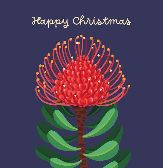 Charity Christmas Card 2026 10pk RSPCA Christmas Flowers