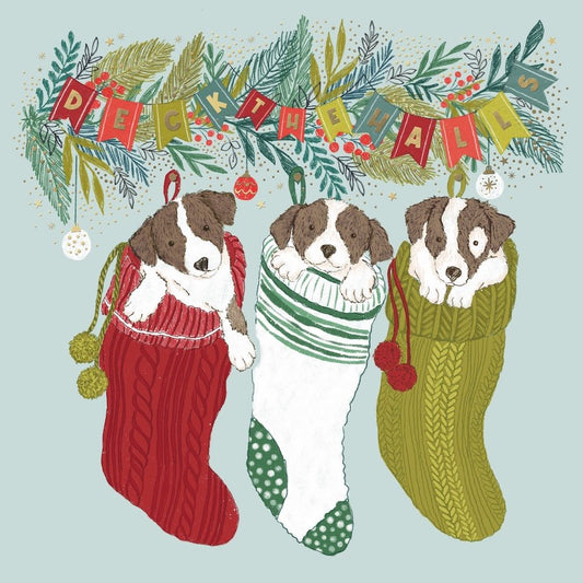 Charity Christmas Card 2026 CMRI Cheeky Puppies