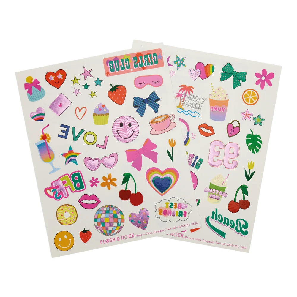 Floss and Rock Temporary Tattoos Fashion Friends