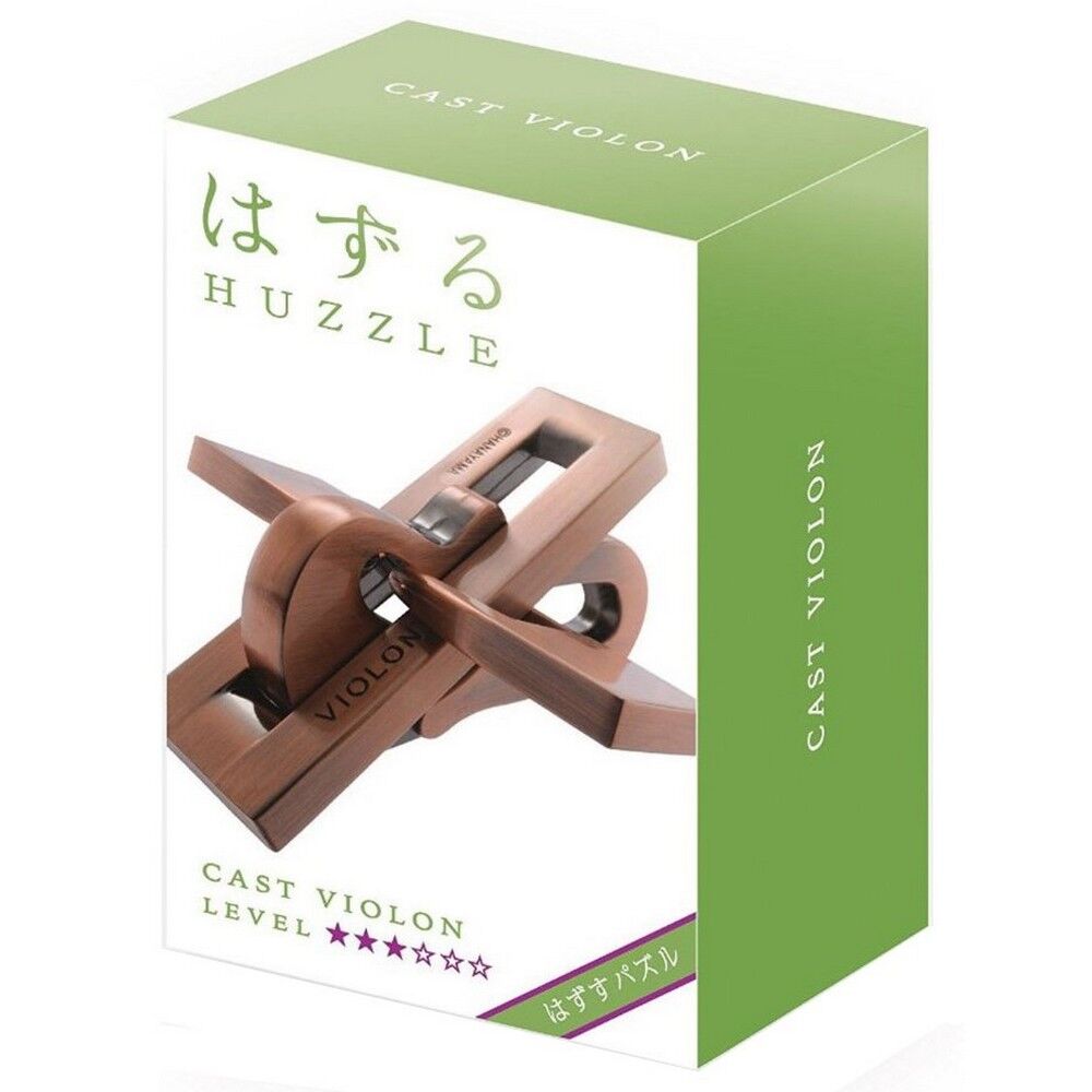 Hanayama Cast Brainteaser Level 3 Huzzle Violon