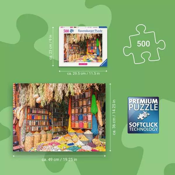 Ravensburger 500pc Jigsaw Puzzle Colourful Spices Morocco