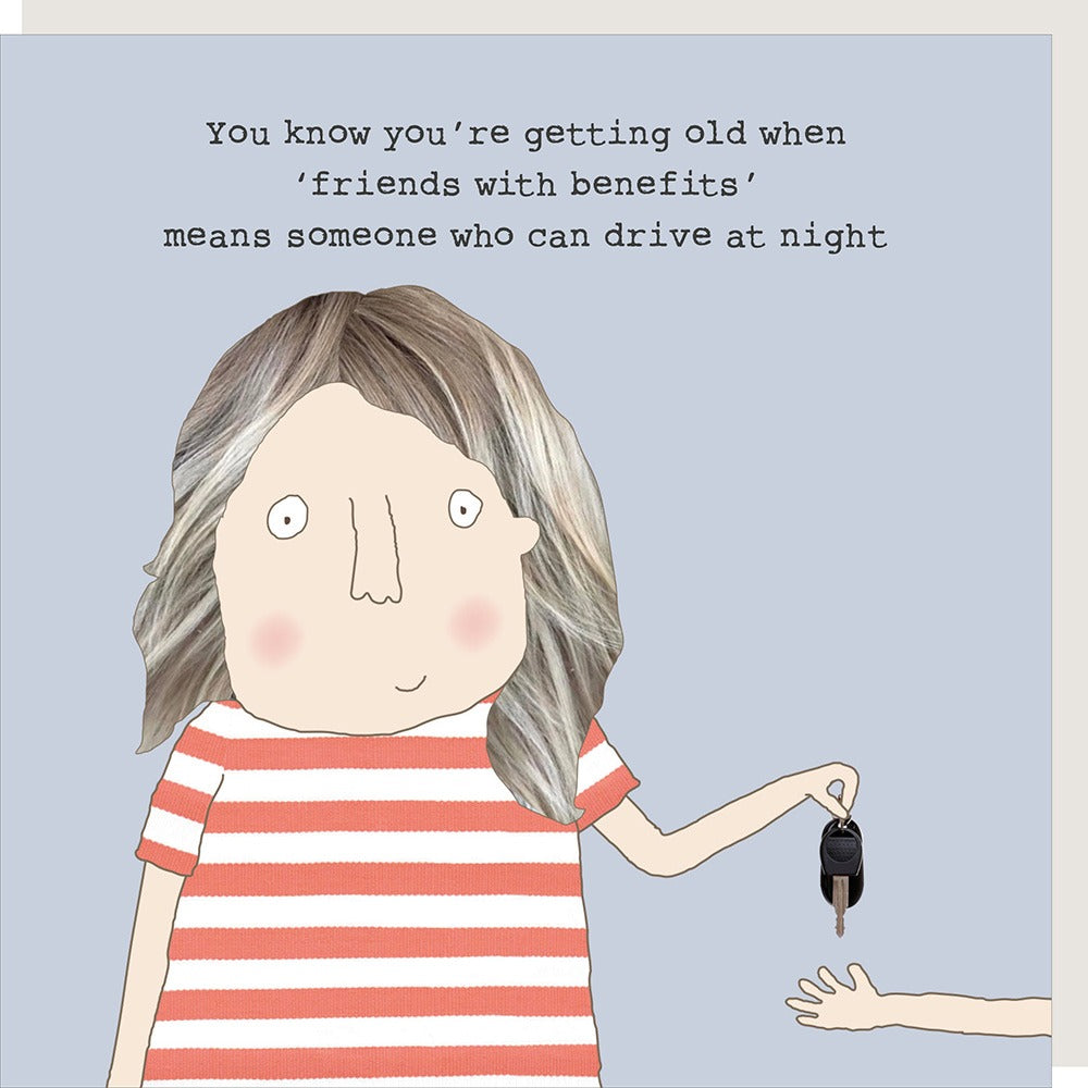 Rosie Made A Thing Greeting Card Friends With Benefits