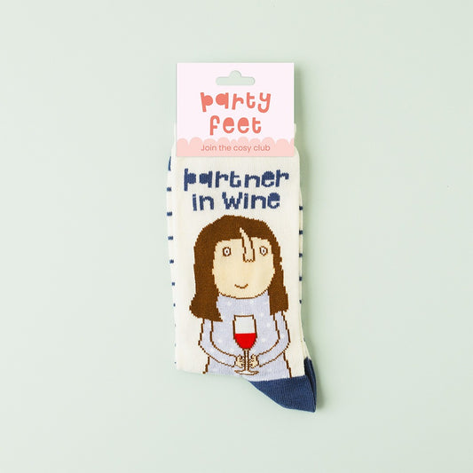 Rosie Made a Thing Cotton Socks Partner in Wine