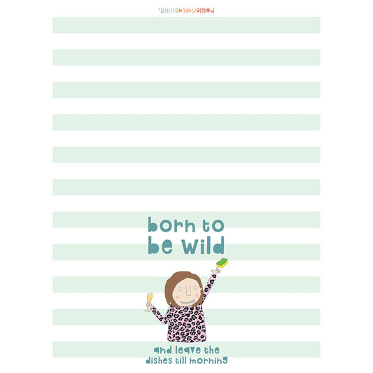 Rosie Made a Thing Tea Towel Born to be Wild