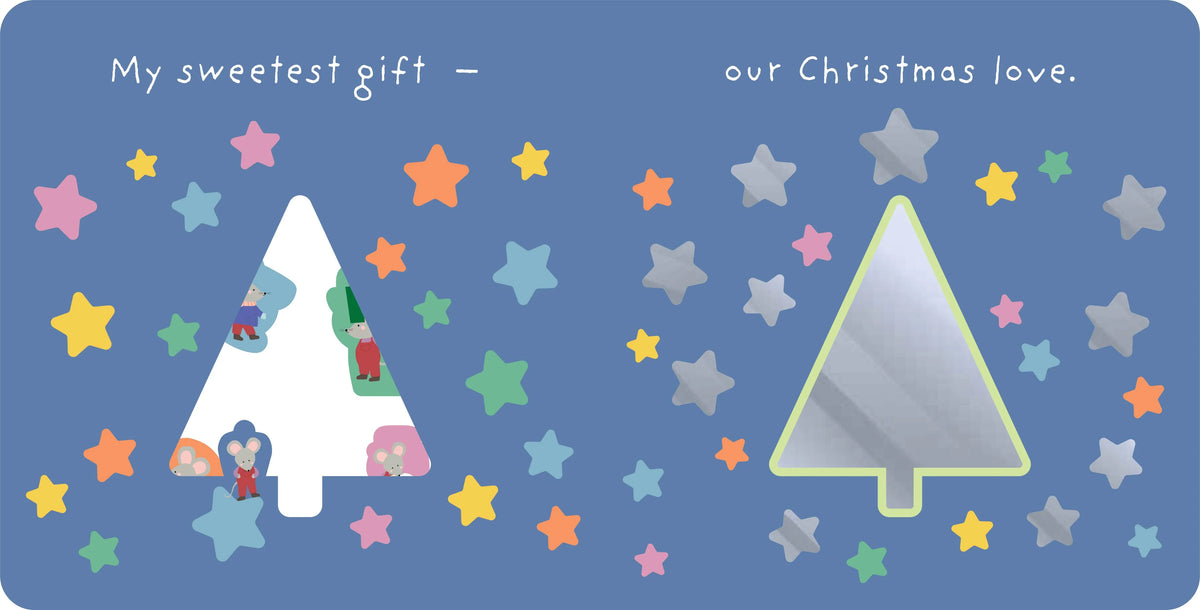 Under the Christmas Tree Mirror Board Book