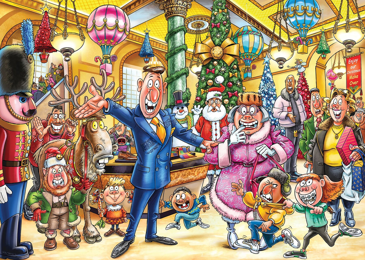 Wasgij? 1000pc Christmas Puzzle #21 A Very Merry Makeover