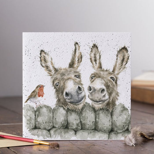 Wrendale Country Set Greeting Card Hee Haww