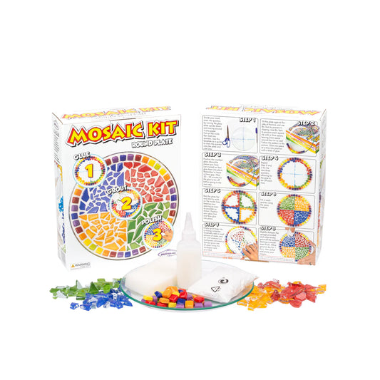Mandala Art Mosaic Kit Round Plate