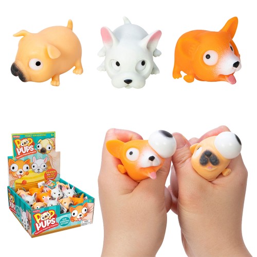 Schylling Squeeze Popping Puppies Squish Toy