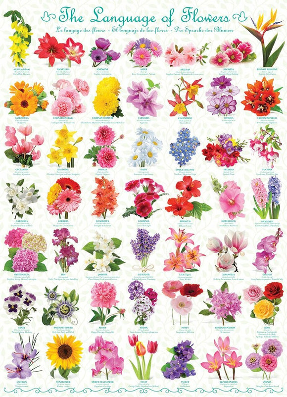 Eurographics 1000pc Jigsaw Puzzle Language of Flowers