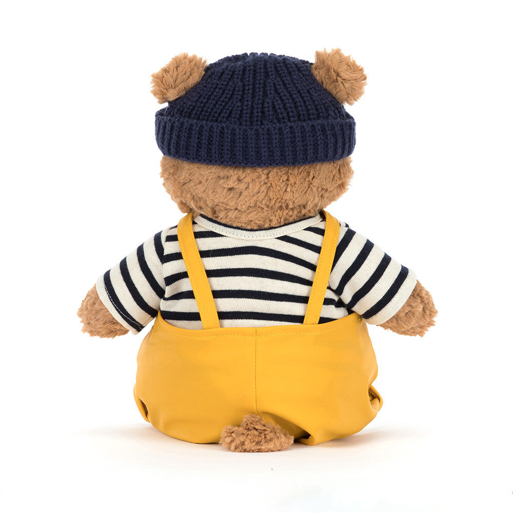 Jellycat Plush Bartholomew Bear in a Seafarer Outfit