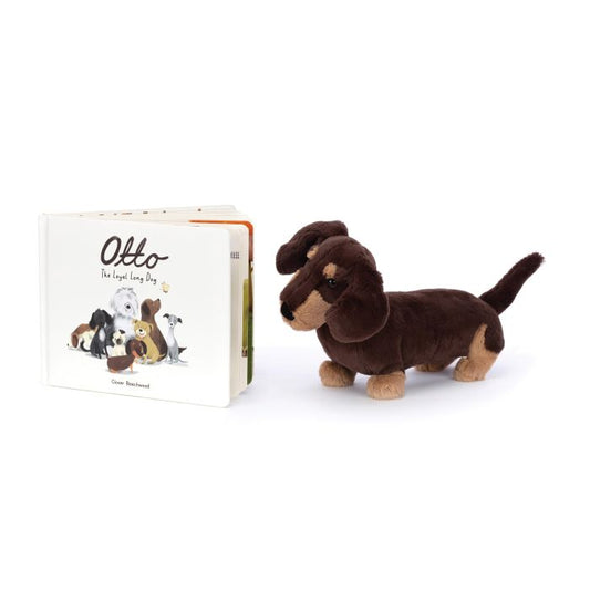 Jellycat Board Book Otto The Loyal Long Dog