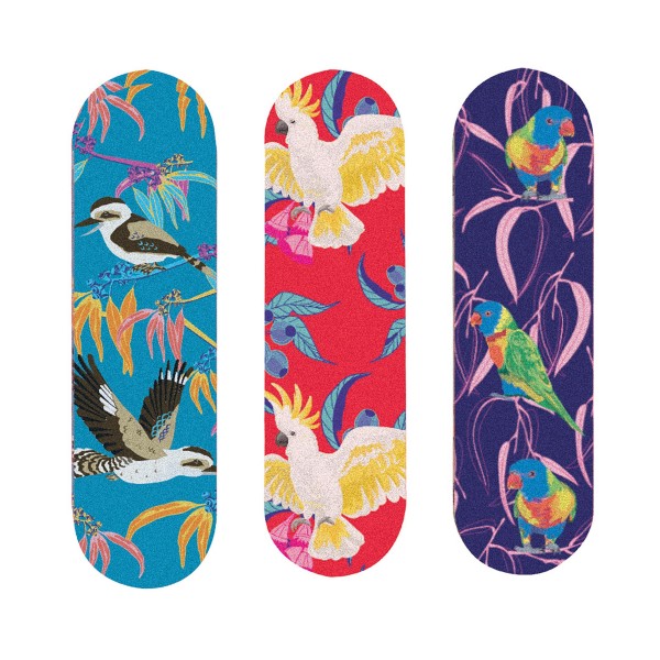 The Australian Collection Native Birds Set of 6 Nail Files