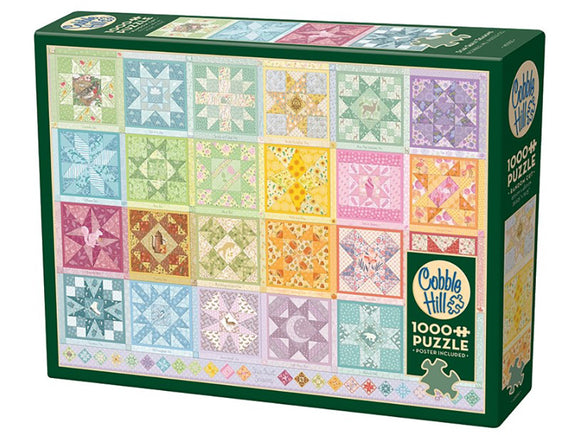 Cobble Hill 1000pc Jigsaw Puzzle Star Quilt Seasons