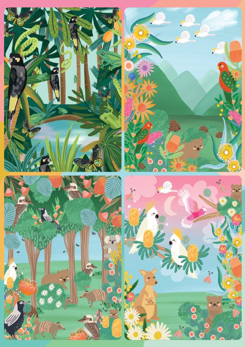 Christie Williams G'day Australia 2 Magnet Greeting Card