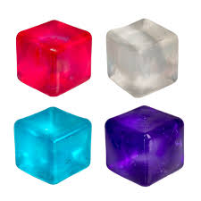 Smooshos Clear Sensory Jelly Cube