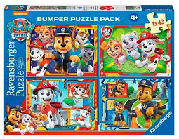 Ravensburger 4x42pc Jigsaw Puzzle Paw Patrol Team
