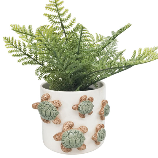 Urban Products Family of Turtles Planter Green