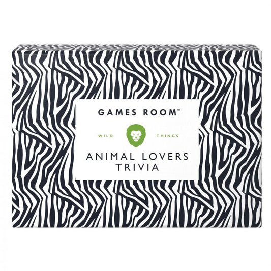 Games Room Animal Lovers Trivia Card Game