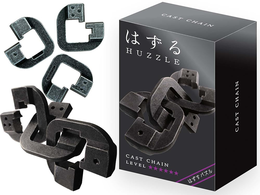 Hanayama Cast Chain Level 6 Brainteaser Game