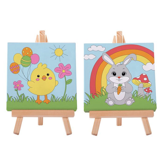 Discovery Zone Canvas Art Set - Chicks Or Bunnies