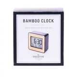 The Executive Collection Bamboo Desk Clock
