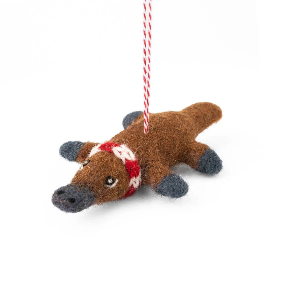 Vevoke Charity Felt Christmas Decoration Platypus Pete