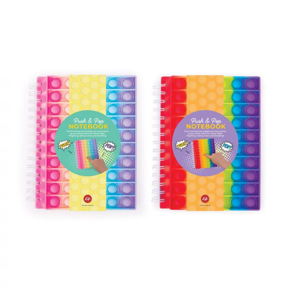 IS Gift Push And Pop Notebook Assorted Colours