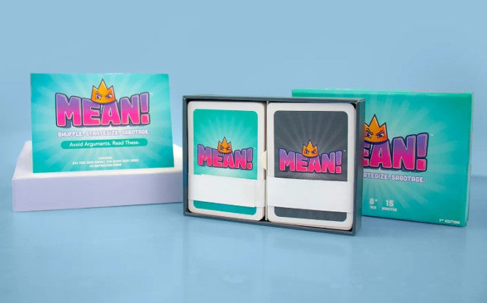MEAN! Shuffle. Strategise. Sabotage. Card Game