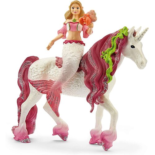 Schleich Bayala Figurine Set Feya Riding Underwater Unicorn