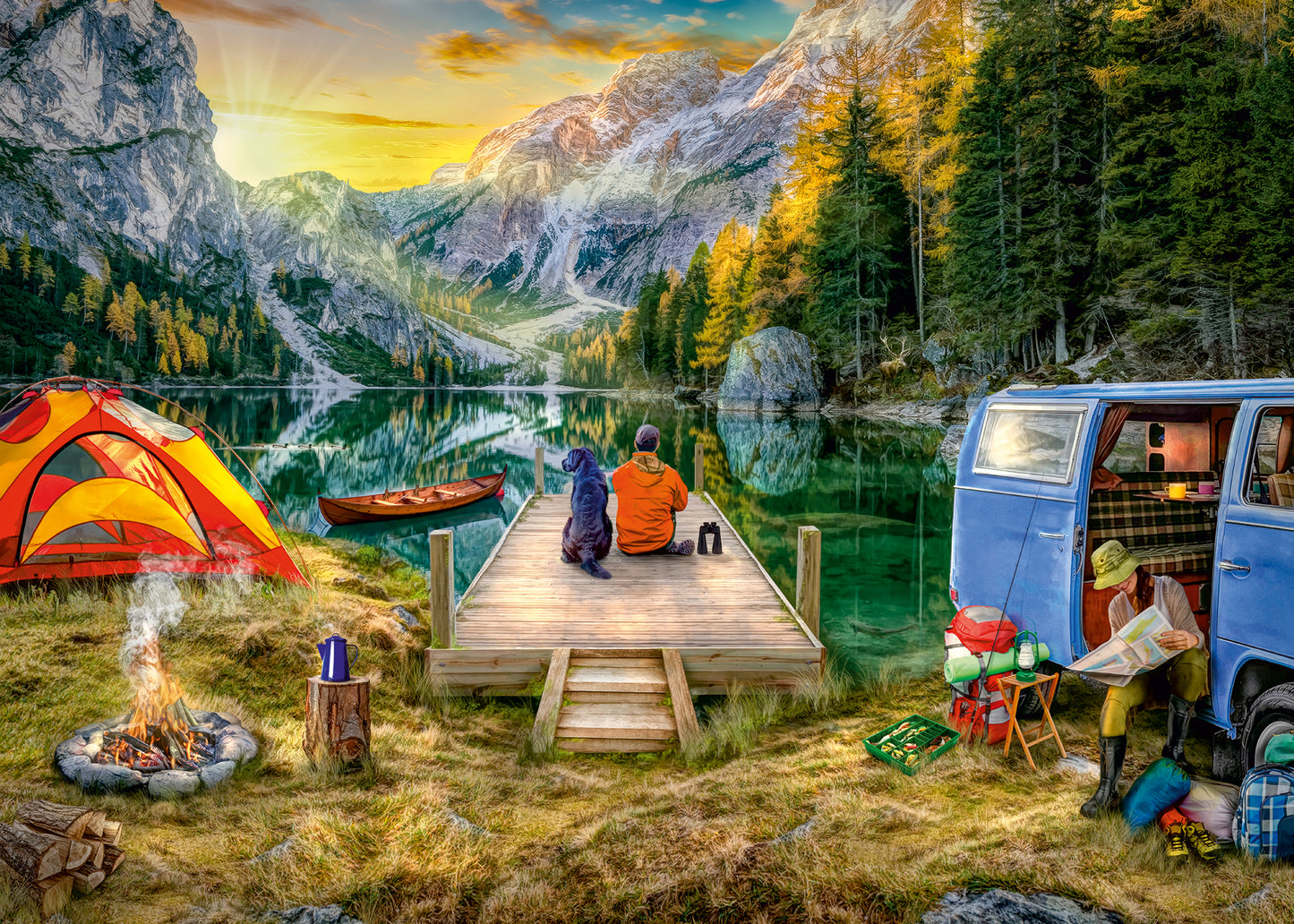 Ravensburger 1000pc Jigsaw Puzzle Immersed in Nature
