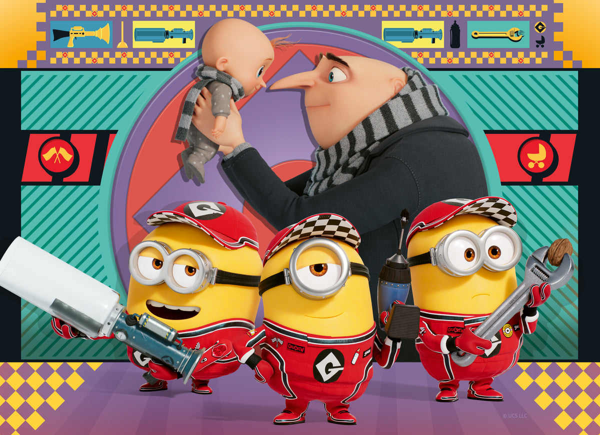 Ravensburger 4x100pc Jigsaw Puzzle Despicable Me Embrace Your friends