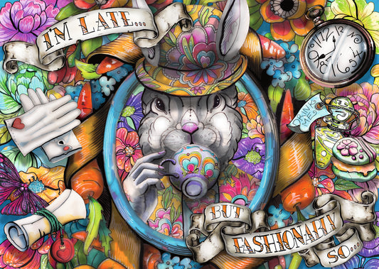 Ravensburger 1000pc Jigsaw Puzzle Fashionably Late