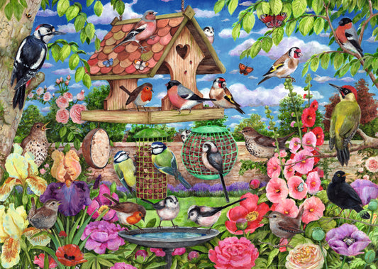 Ravensburger 1000pc Jigsaw Puzzle A Bird's Banquet The Bird Table