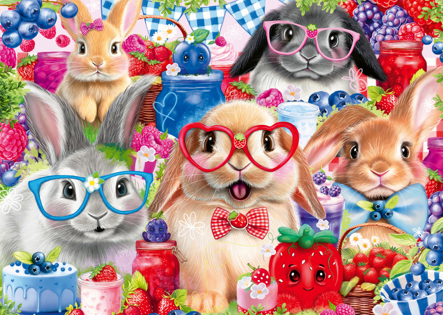 Ravensburger 35pc Jigsaw Puzzle Bunnies And Berries