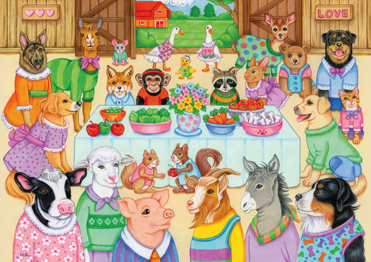 Ravensburger 35pc Jigsaw Puzzle Barn Party