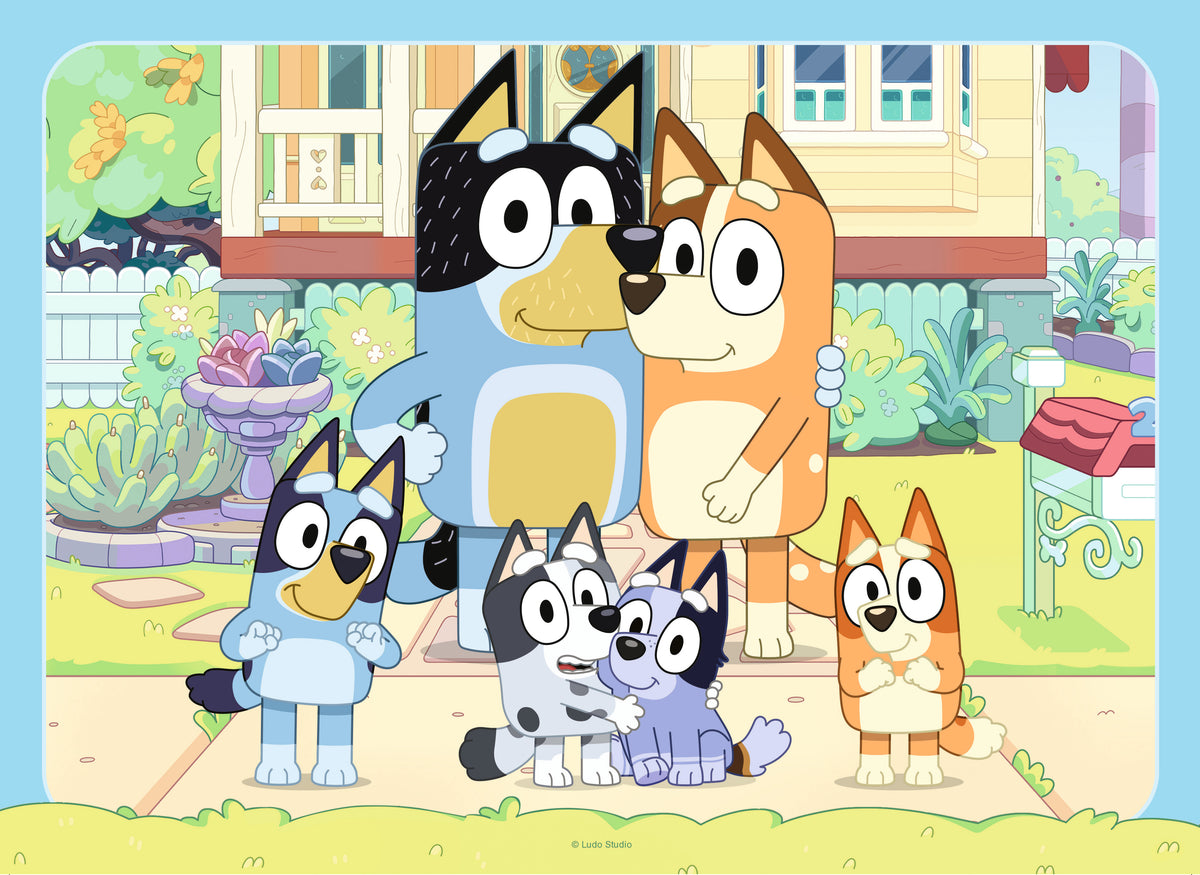 Ravensburger 4x42 pc Jigsaw Puzzle Bluey Gotta Be Done! Bumper Pack