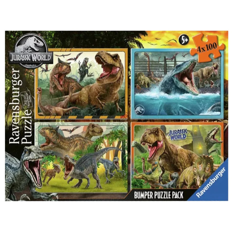Ravensburger 4x100pc Jigsaw Puzzle Jurassic World