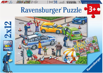Ravensburger 2x12pc Jigsaw Puzzle Blue Lights On The Way