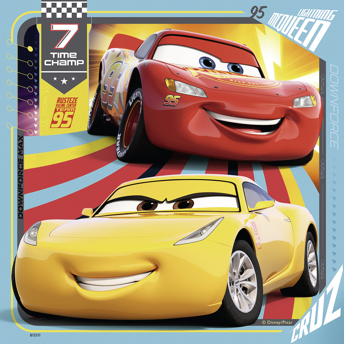 Ravensburger 3x49pc Jigsaw Puzzle Disney Cars 3 Collection