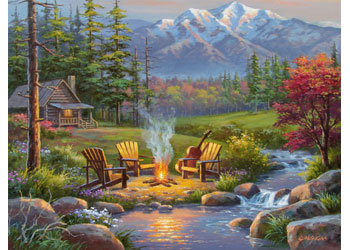 Ravensburger 750pc Jigsaw Puzzle Riverside Livingroom Large Format