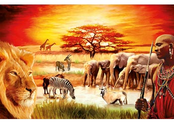 Ravensburger 3000pc Jigsaw Puzzle Proud Massai
