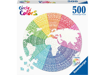 Ravensburger 500pc Jigsaw Puzzle Circle of Colours Mandala