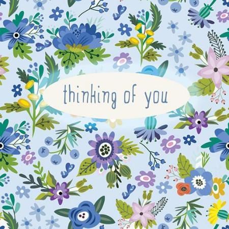 Skye's the Limit Emboldened Thinking of You Greeting Card